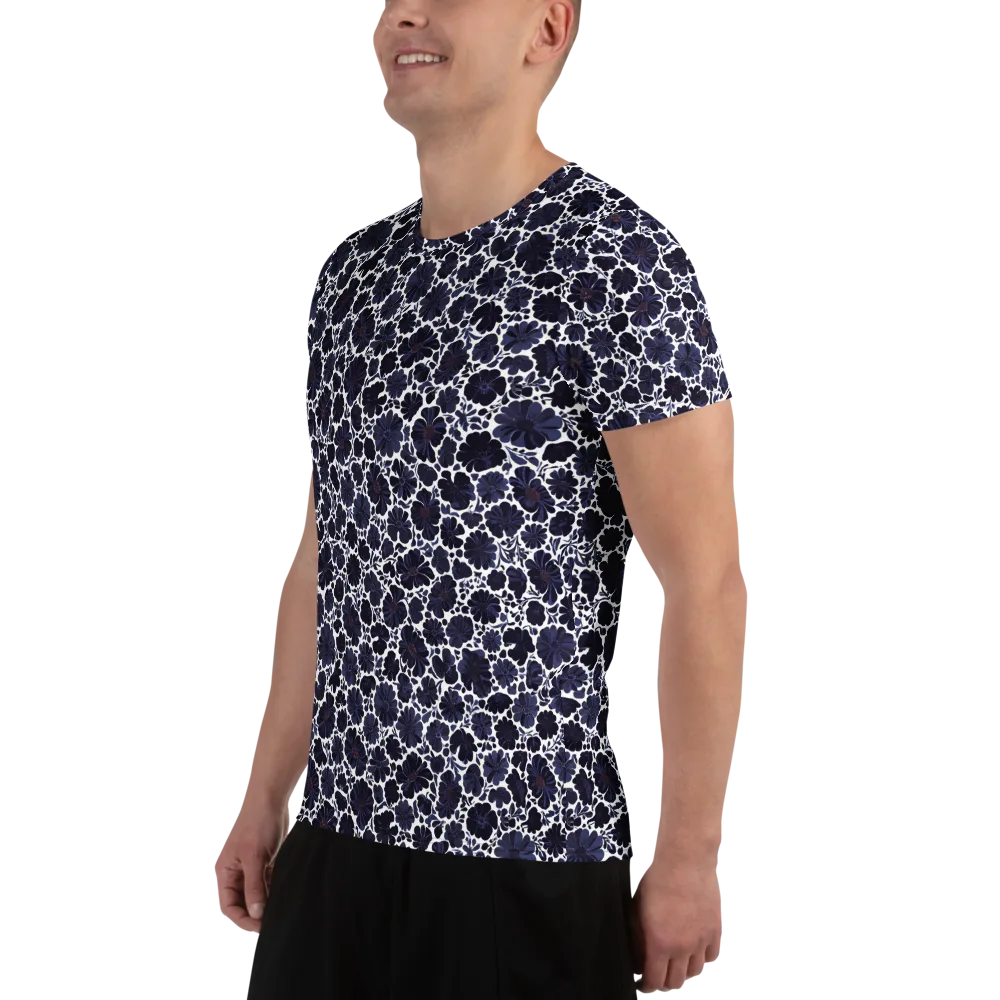 Indigo Bloomfield on Men's Athletic T-Shirt — Left