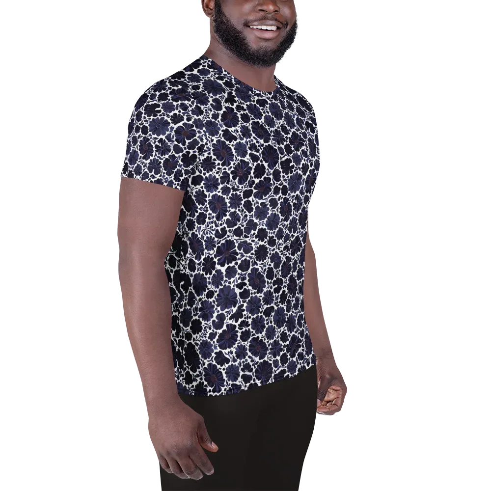 Indigo Bloomfield on Men's Athletic T-Shirt — Right