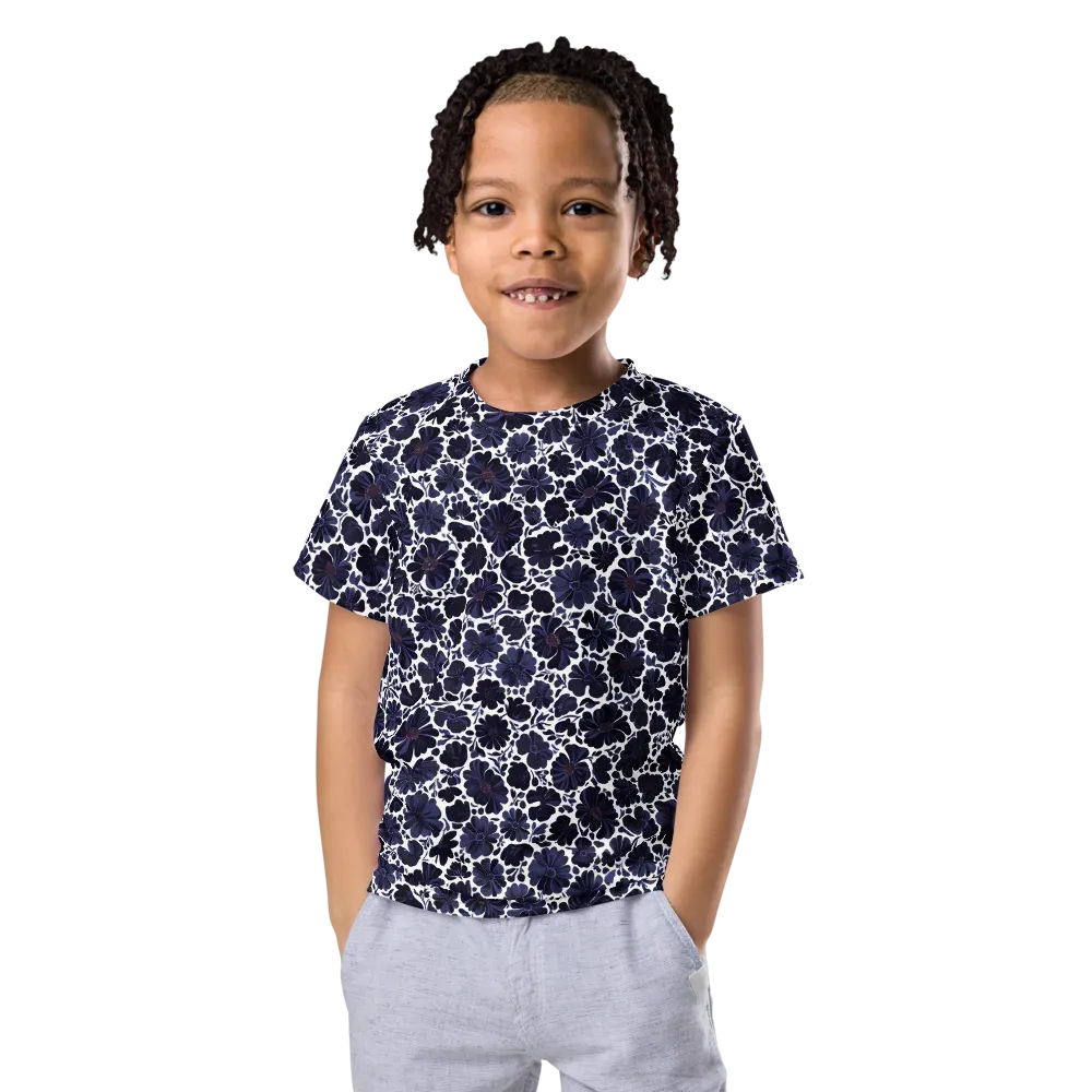 Indigo Bloomfield on Kids Crew Neck T-Shirt — Front