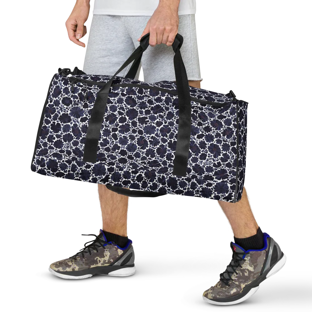 Indigo Bloomfield on Duffle Bag — Front
