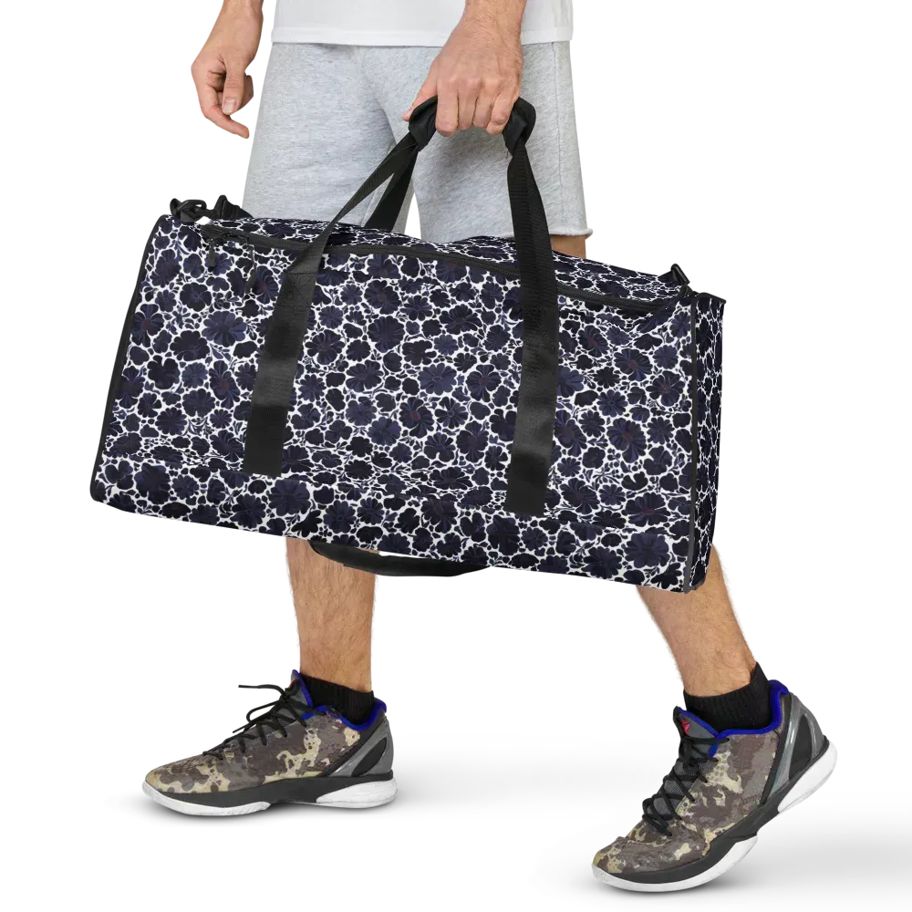Indigo Bloomfield on Duffle Bag — Front