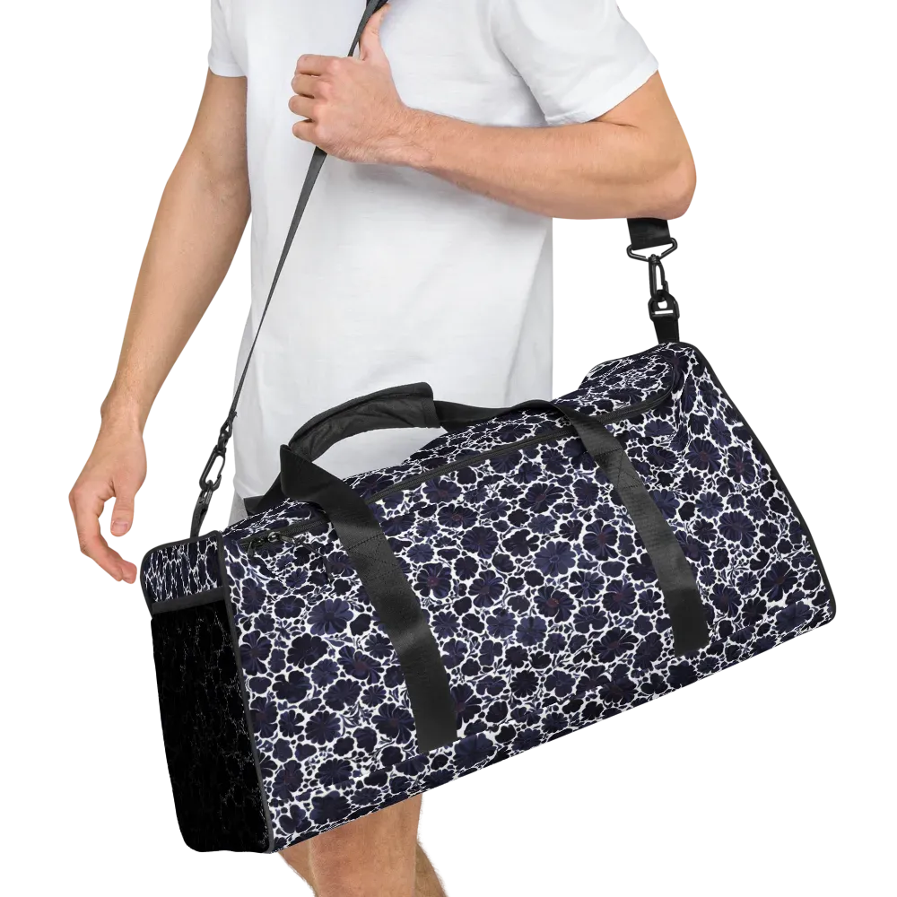 Indigo Bloomfield on Duffle Bag — Right Front