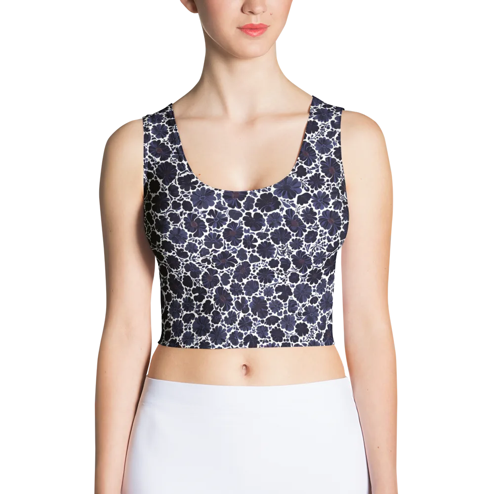 Indigo Bloomfield on Crop Top — Front