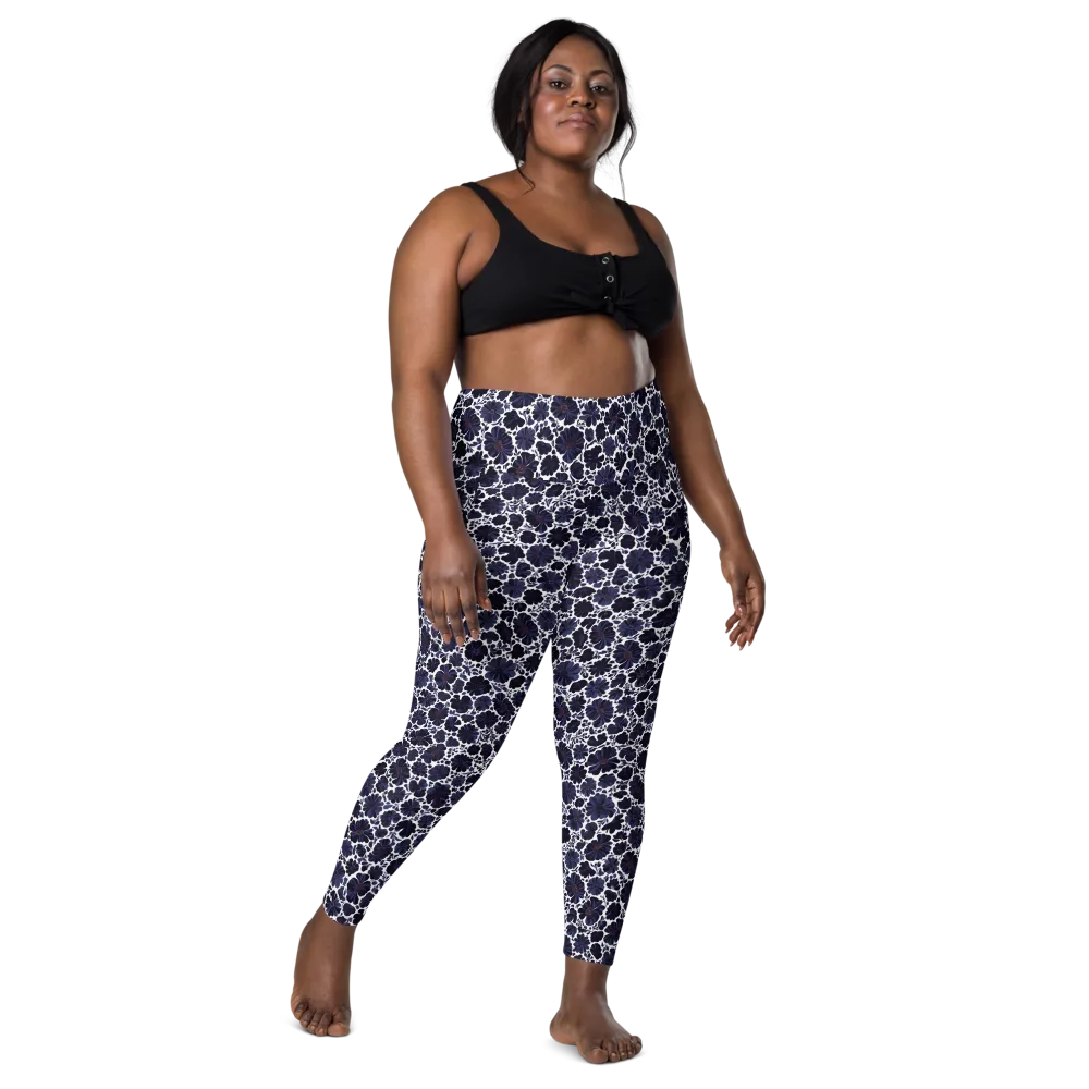 Indigo Bloomfield on Leggings with Pockets — Front