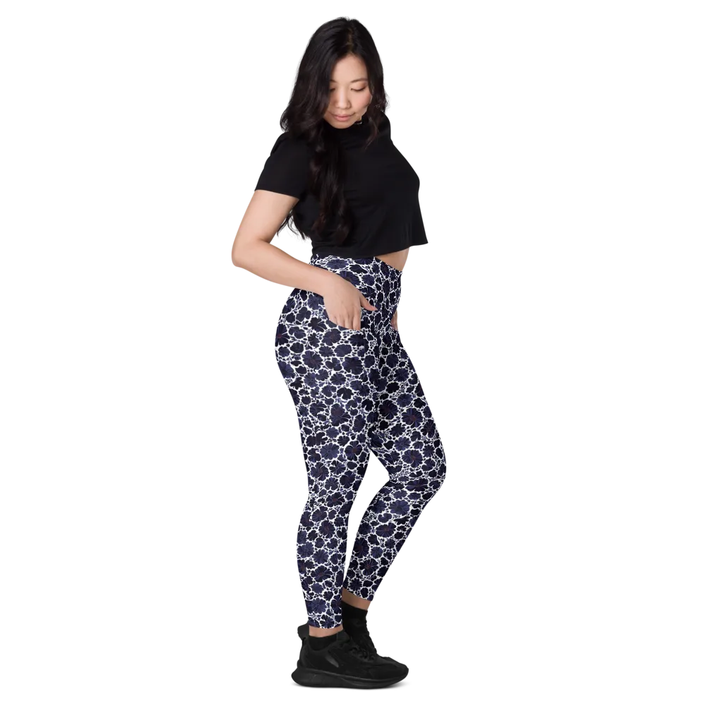 Indigo Bloomfield on Leggings with Pockets — Right