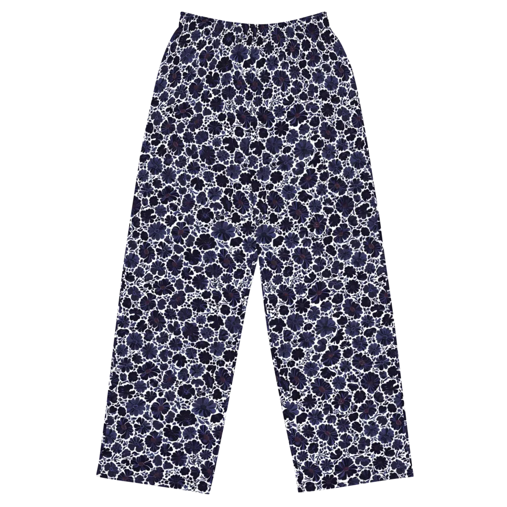 Indigo Bloomfield on Wide-Leg Pants — Front