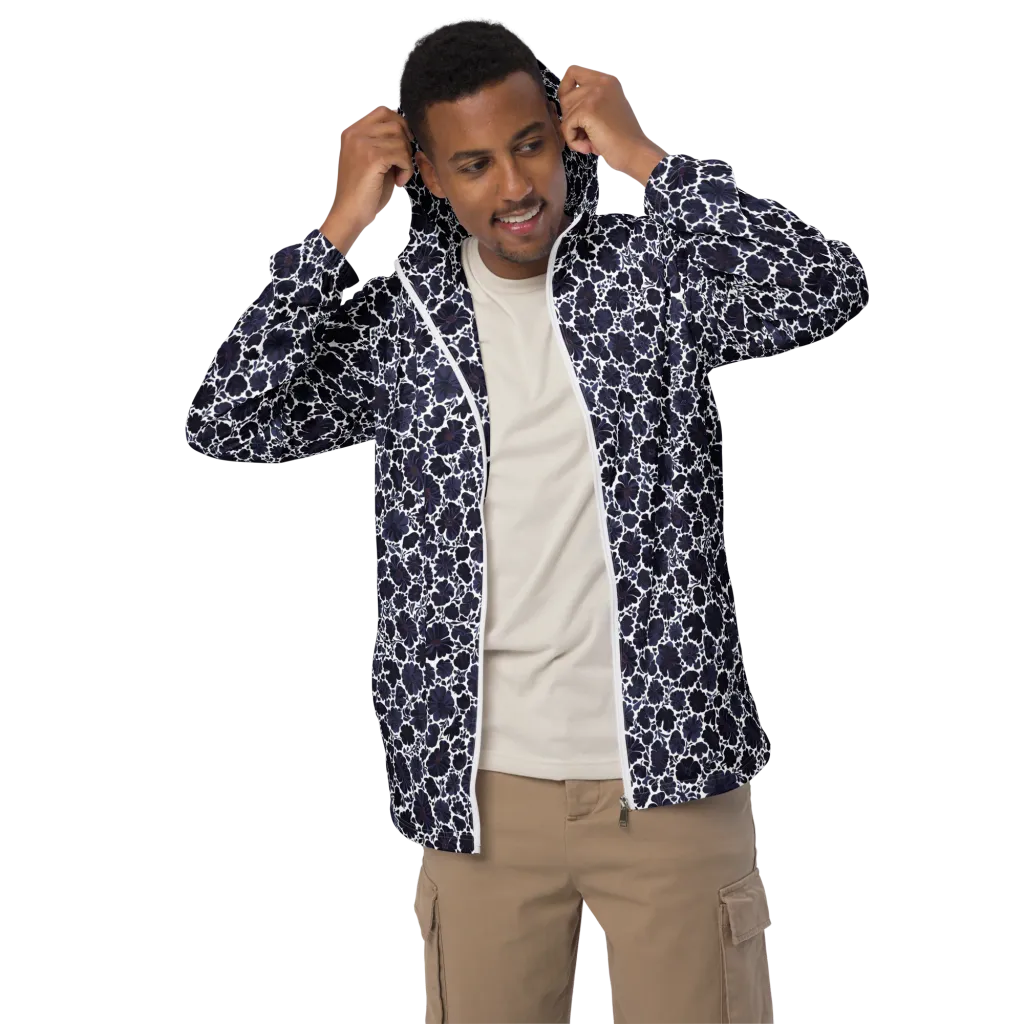 Indigo Bloomfield on Men's Windbreaker — Front
