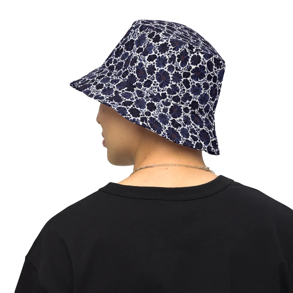 Indigo Bloomfield on Reversible Bucket Hat — Back Inside