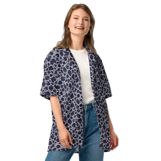 Indigo Bloomfield on a Button Shirt