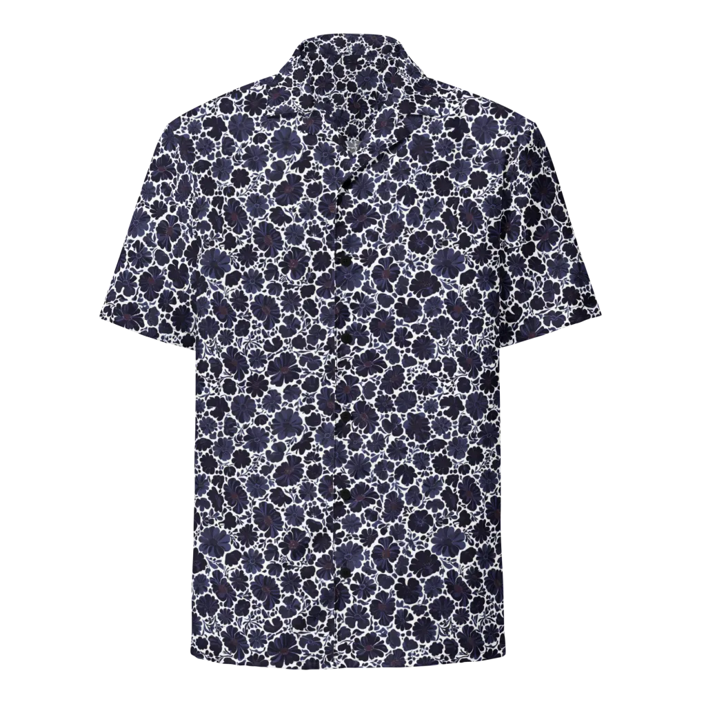 Indigo Bloomfield on Button Shirt — Front