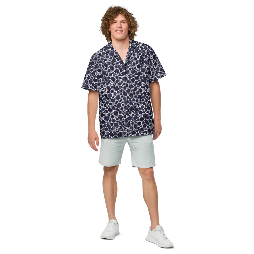 Indigo Bloomfield on Button Shirt — Front