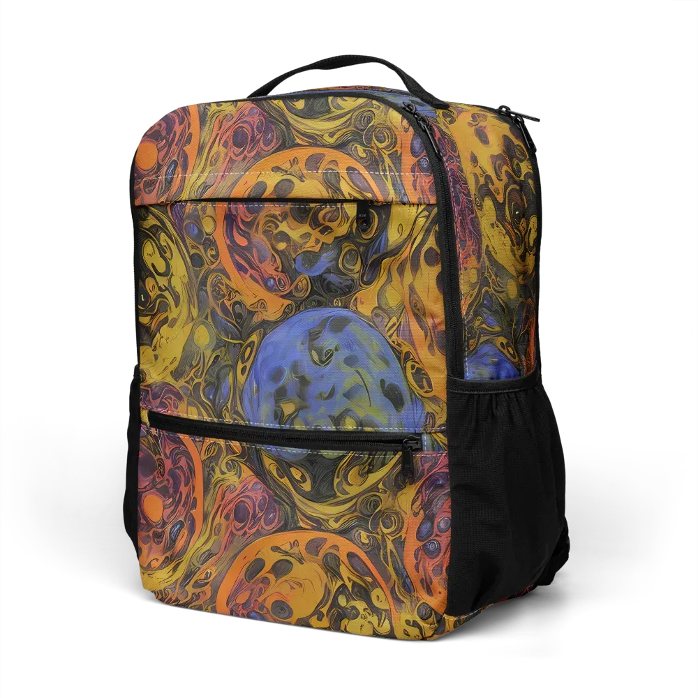 Molten Carnival on Utility Backpack — Left Front