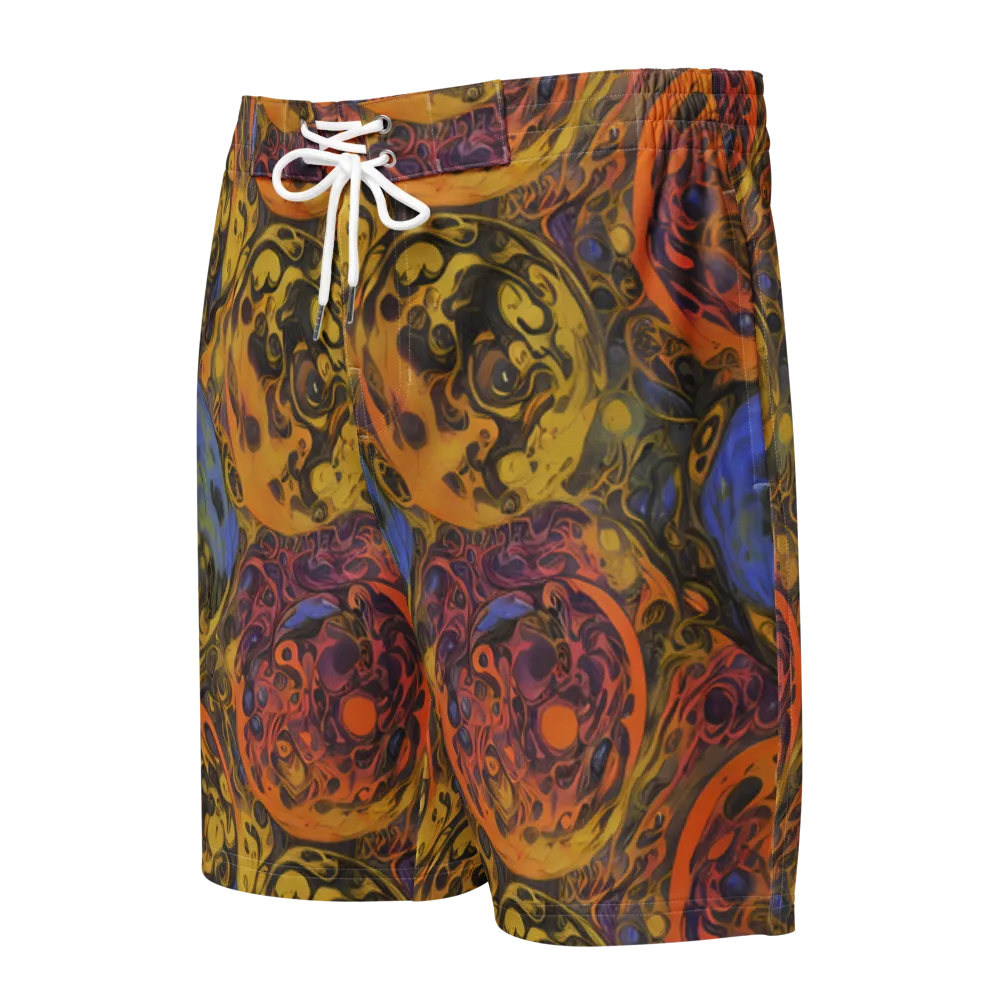 Molten Carnival on Men's Board Shorts — Front