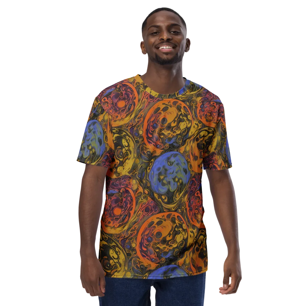 Molten Carnival on Men's Crew Neck T-Shirt — Front