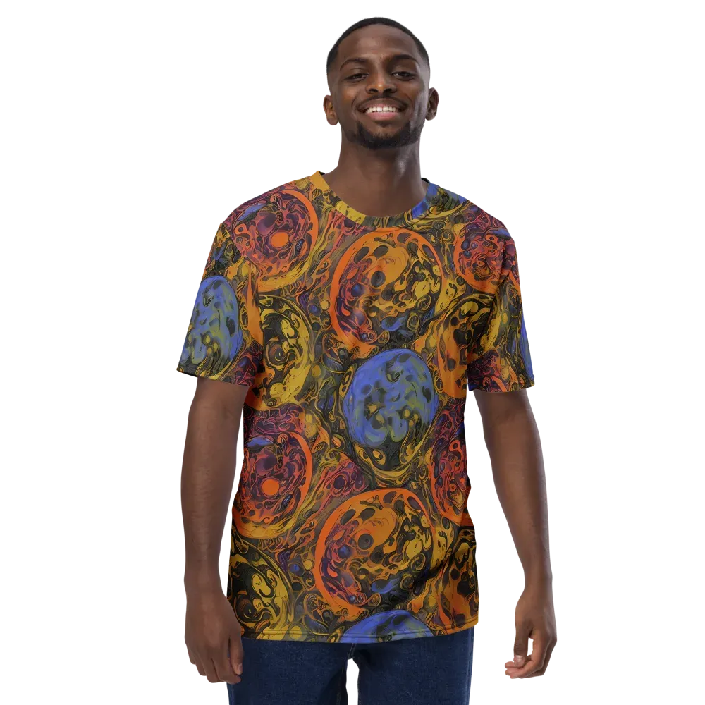Molten Carnival on Men's Crew Neck T-Shirt — Front