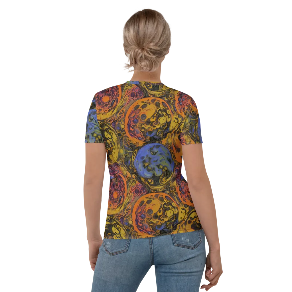 Molten Carnival on Women's Crew Neck T-Shirt — Back