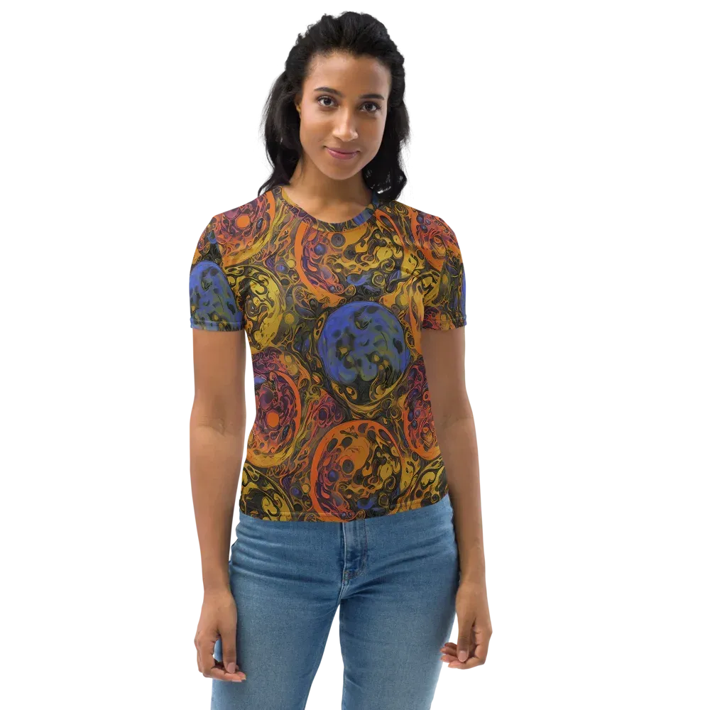 Molten Carnival on Women's Crew Neck T-Shirt — Front