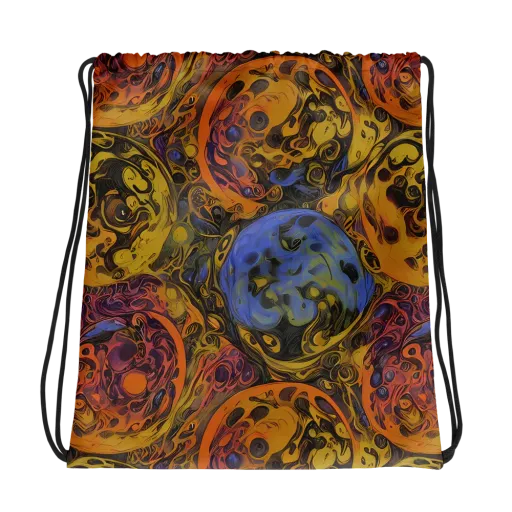 Molten Carnival on a Drawstring Bag