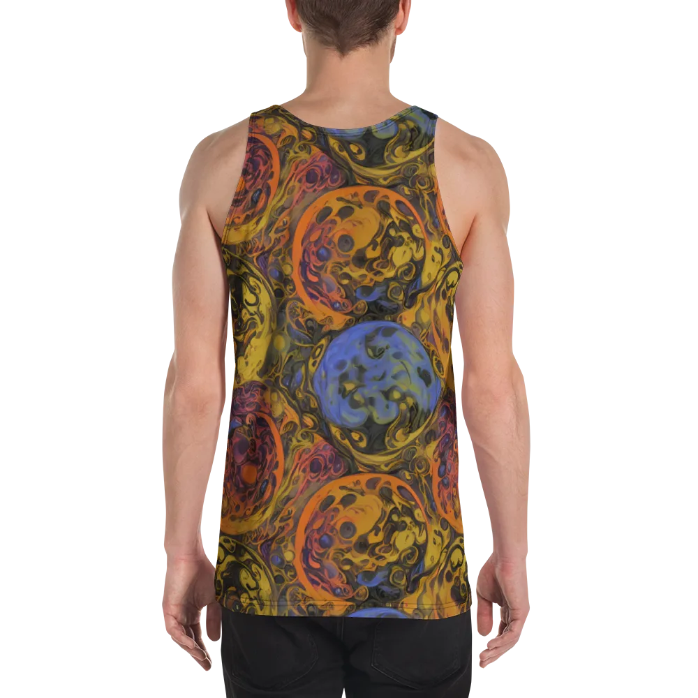 Molten Carnival on Men's Tank Top — Back