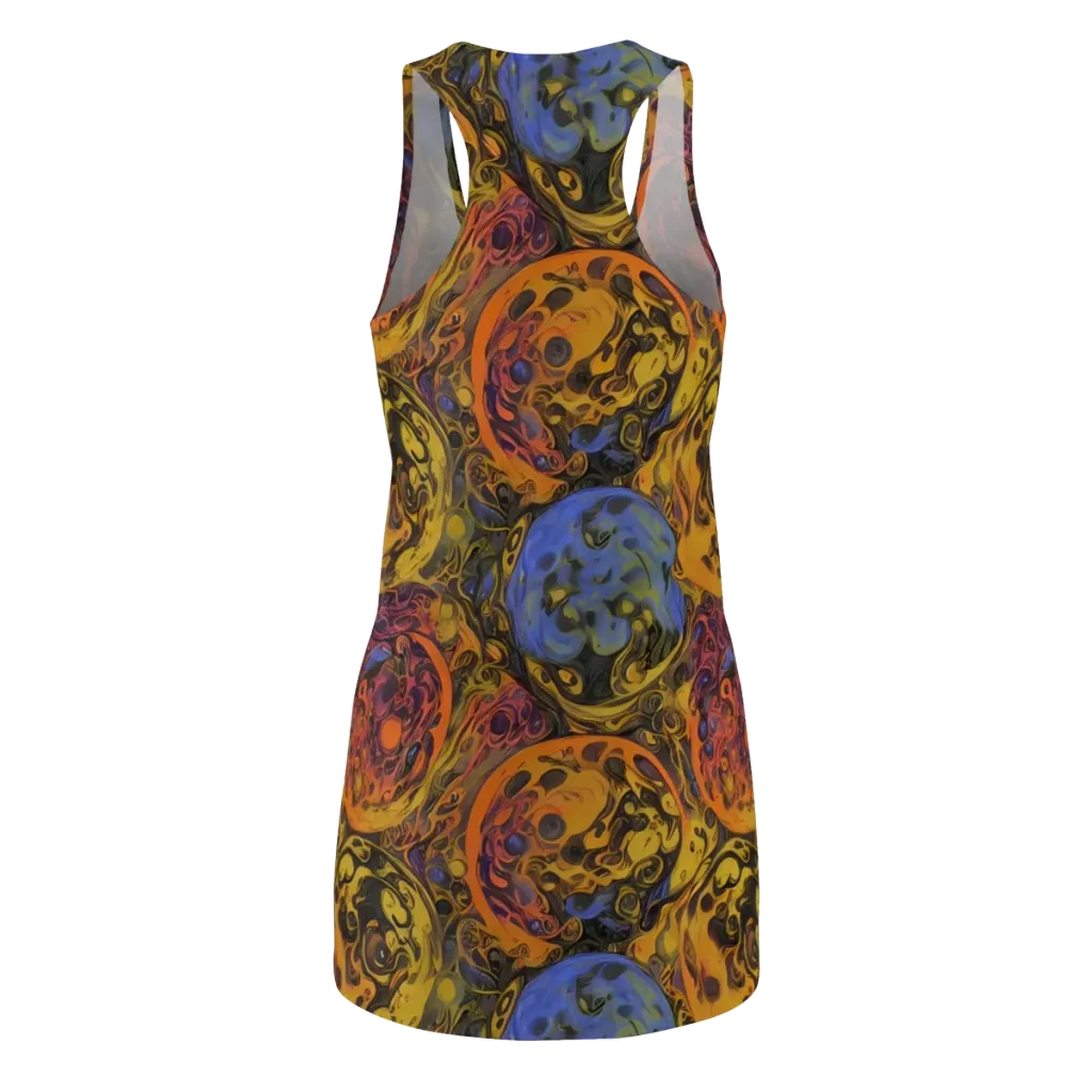 Molten Carnival on Racerback Dress — Back