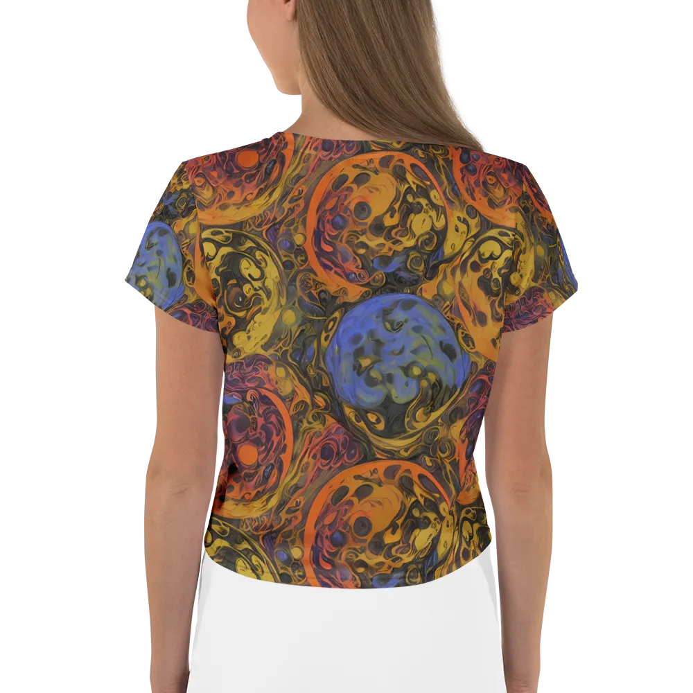 Molten Carnival on Crop Tee — Back