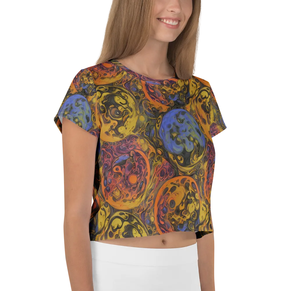 Molten Carnival on Crop Tee — Right