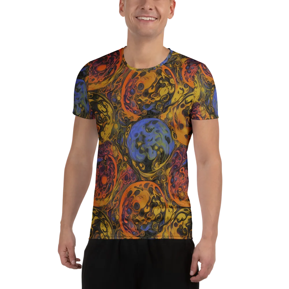 Molten Carnival on Men's Athletic T-Shirt — Front