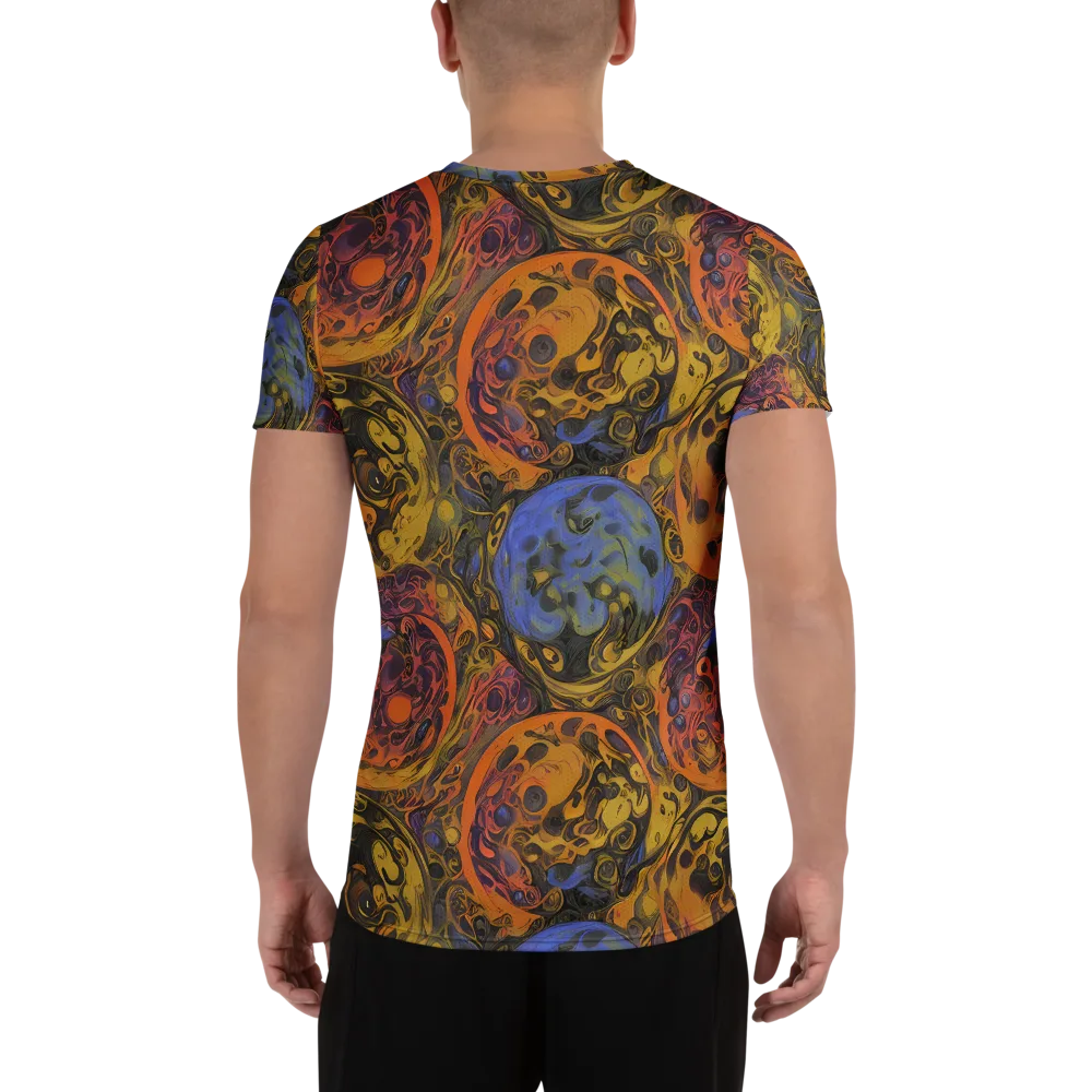 Molten Carnival on Men's Athletic T-Shirt — Back