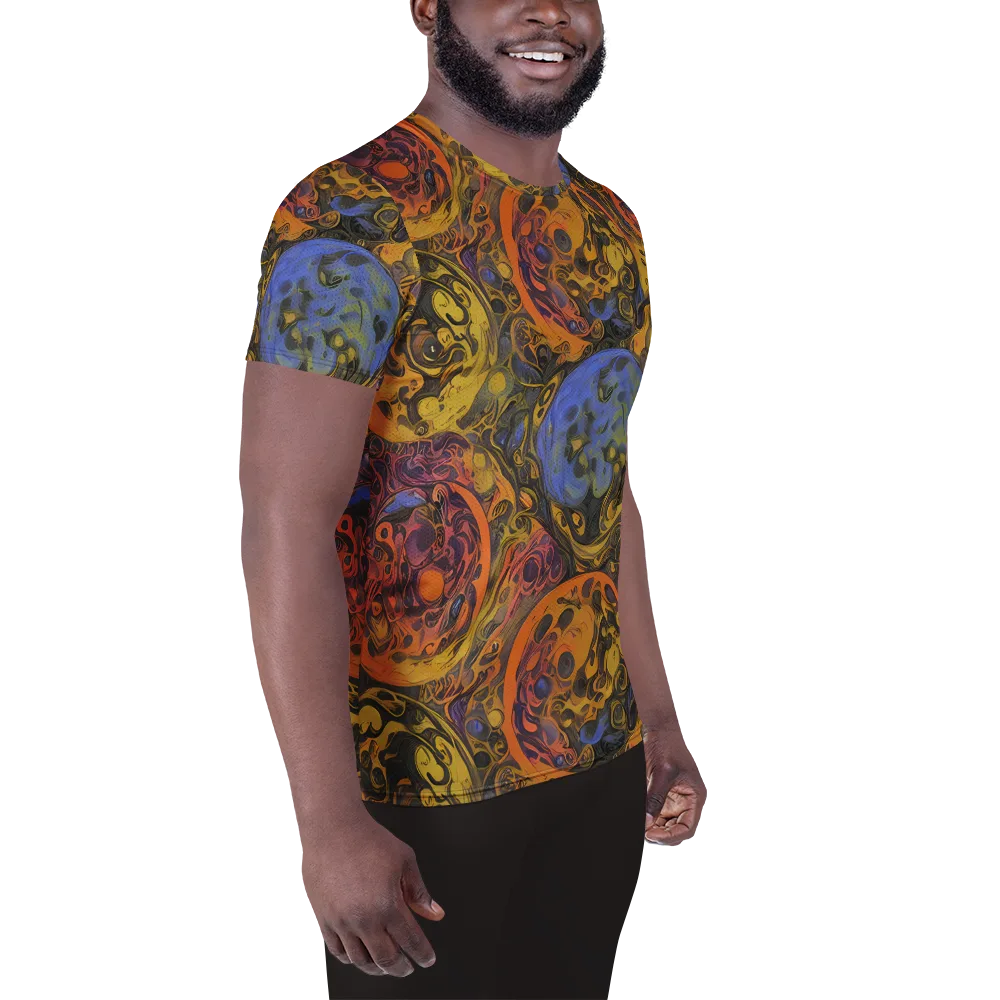 Molten Carnival on Men's Athletic T-Shirt — Right