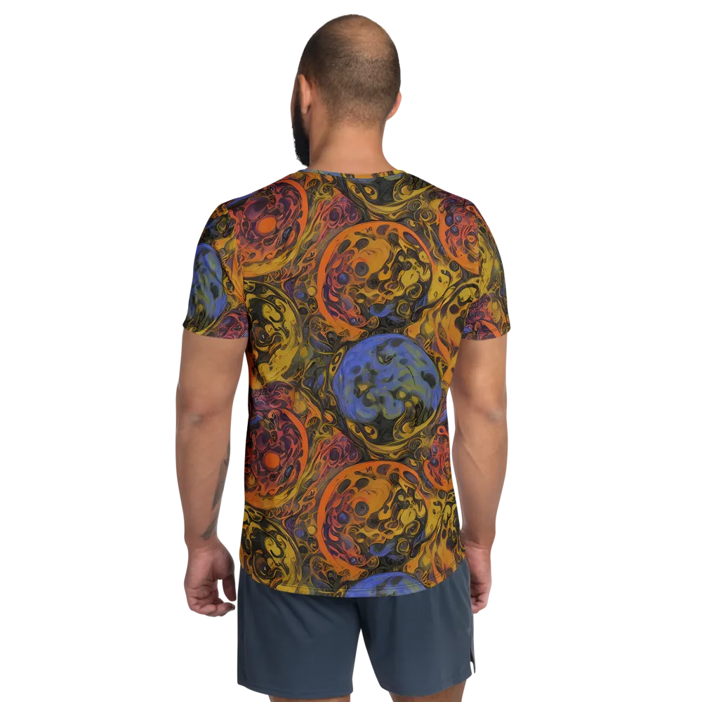 Molten Carnival on Men's Athletic T-Shirt — Back