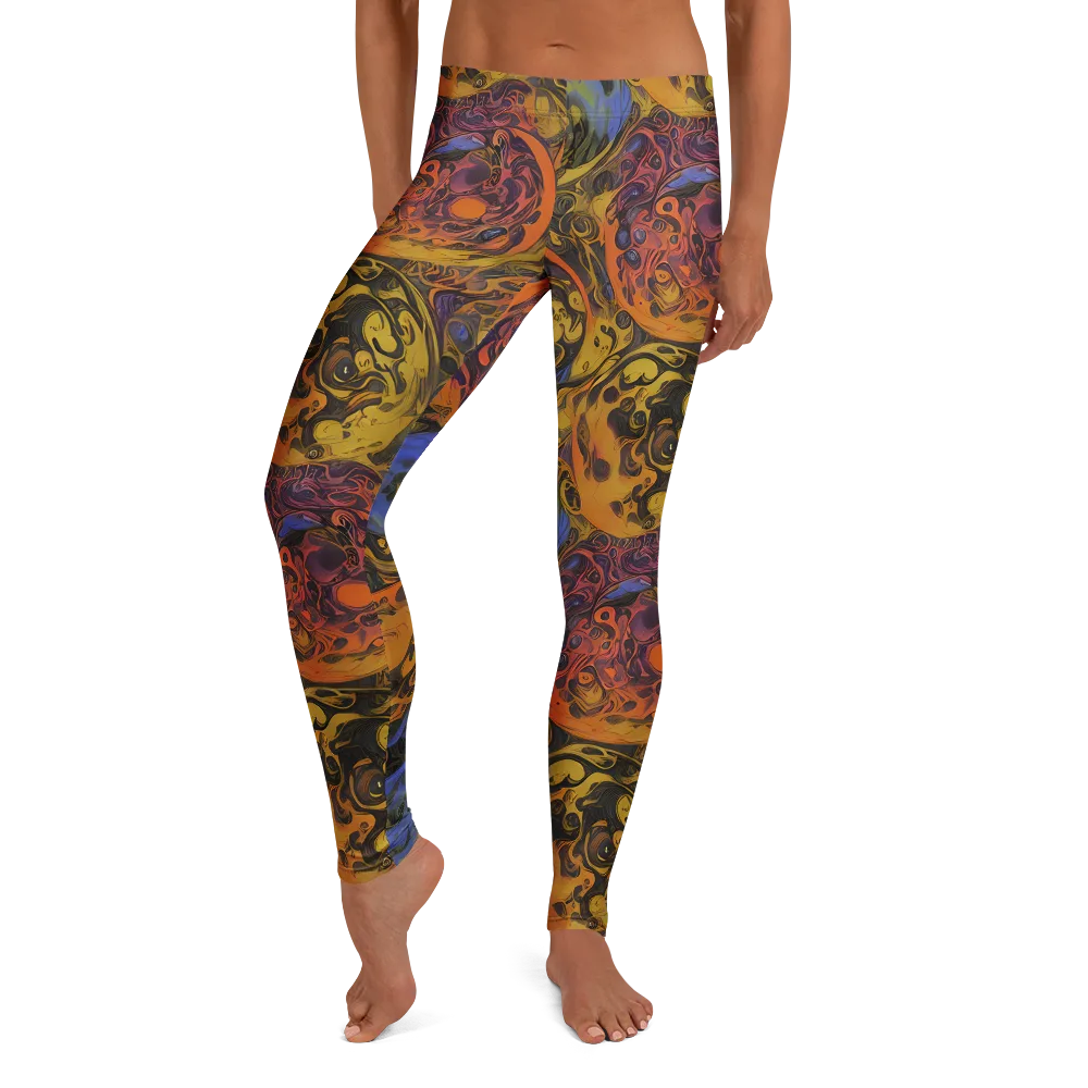 Molten Carnival on Leggings — Front