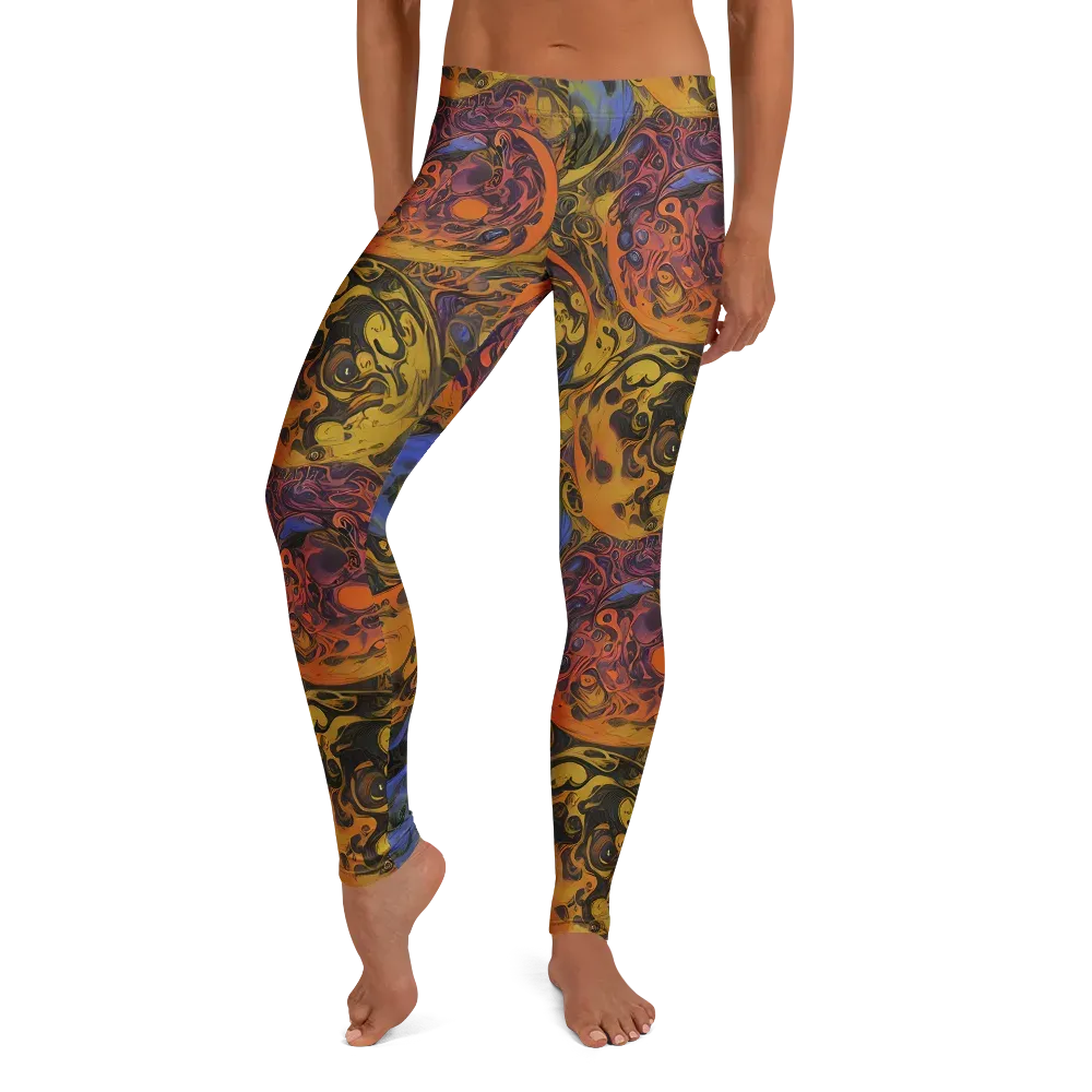 Molten Carnival on Leggings — Front