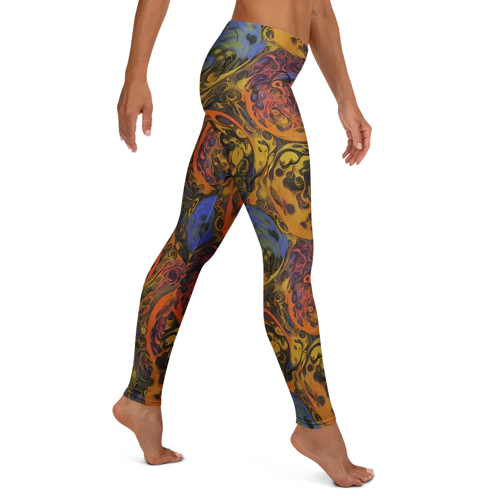 Molten Carnival on Leggings — Right