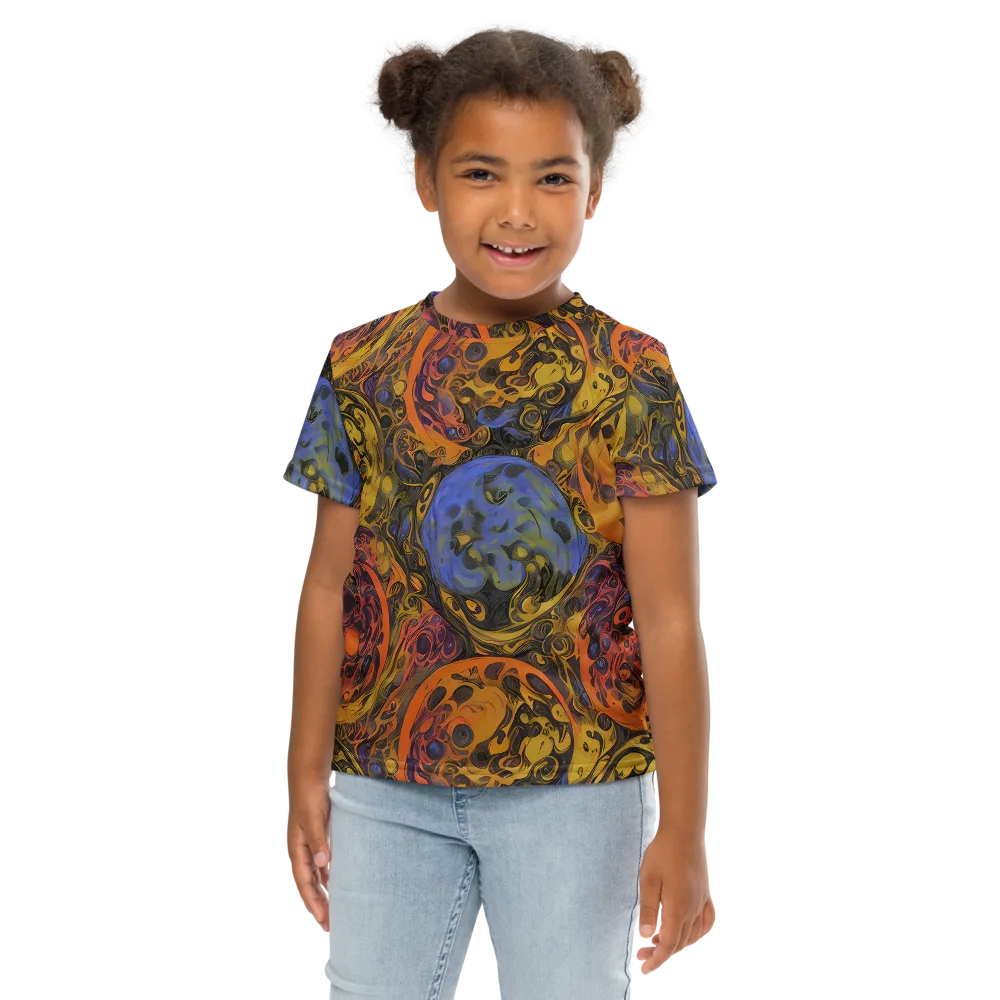 Molten Carnival on Kids Crew Neck T-Shirt — Front