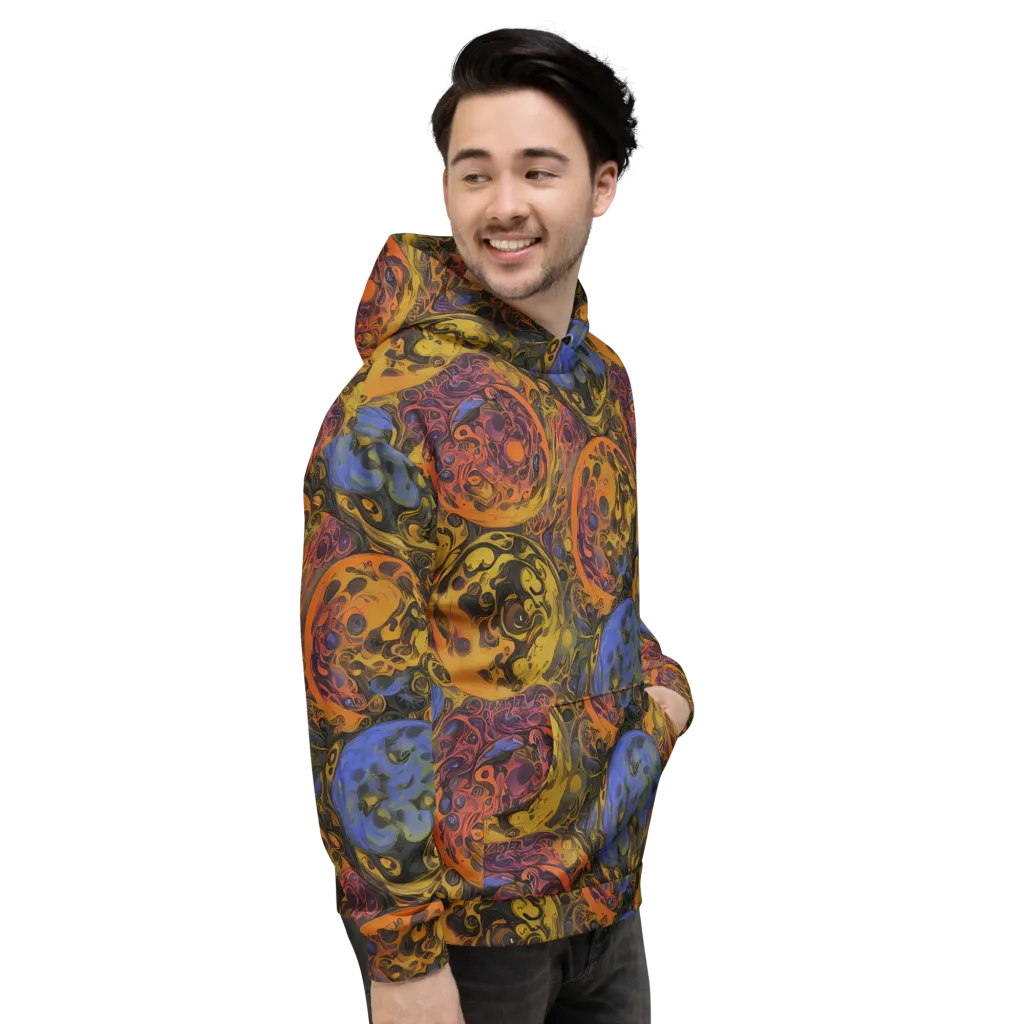 Molten Carnival on Hoodie — Right
