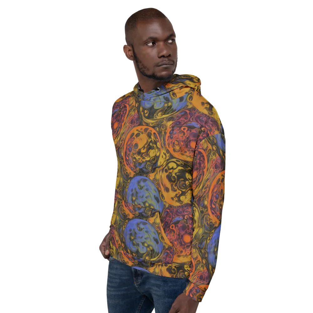 Molten Carnival on Hoodie — Left