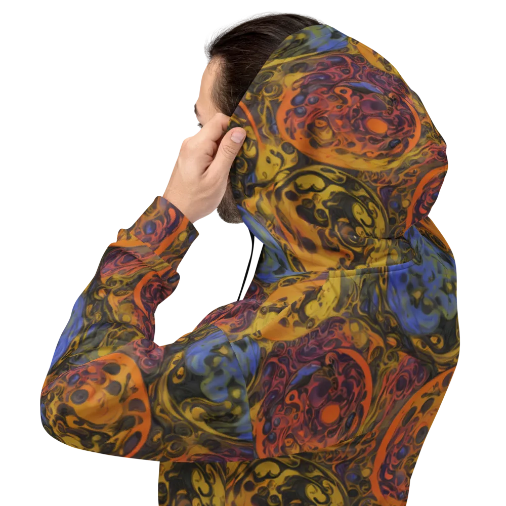 Molten Carnival on Hoodie — Back