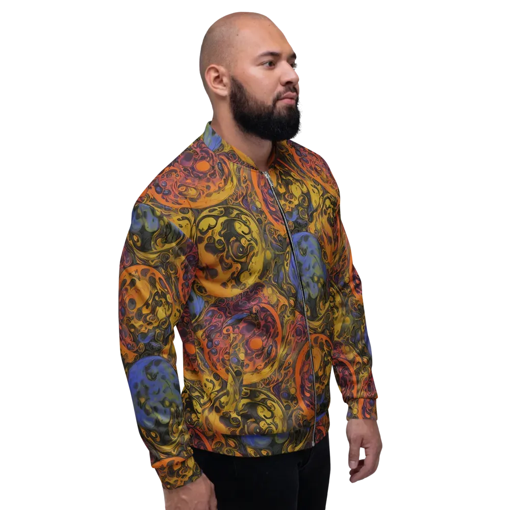 Molten Carnival on Bomber Jacket — Right