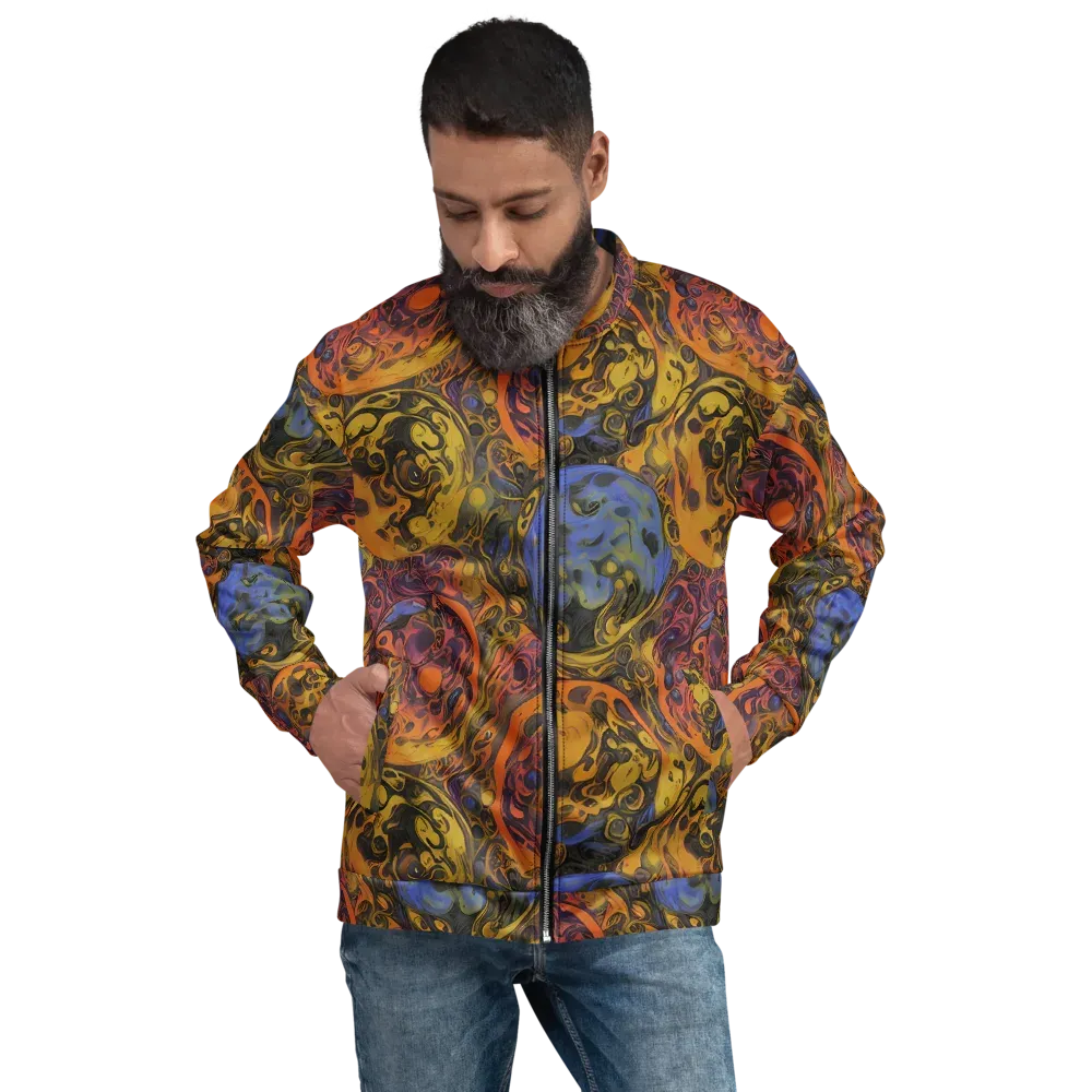 Molten Carnival on Bomber Jacket — Front