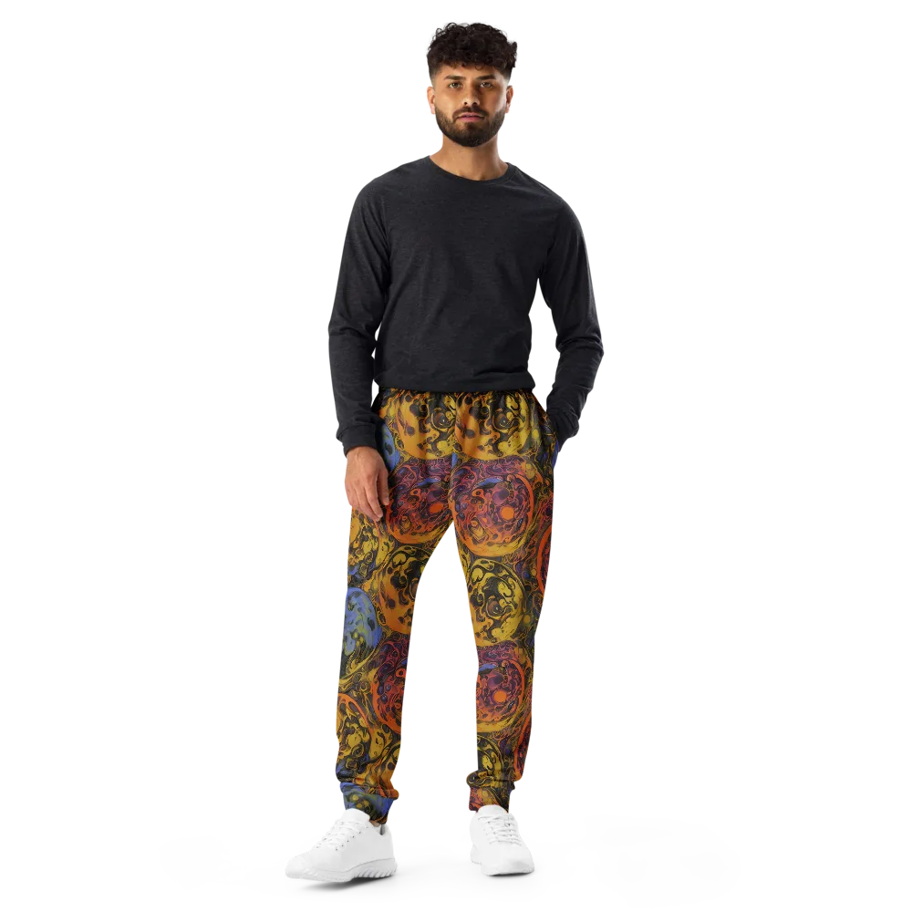 Molten Carnival on Men's Joggers — Front