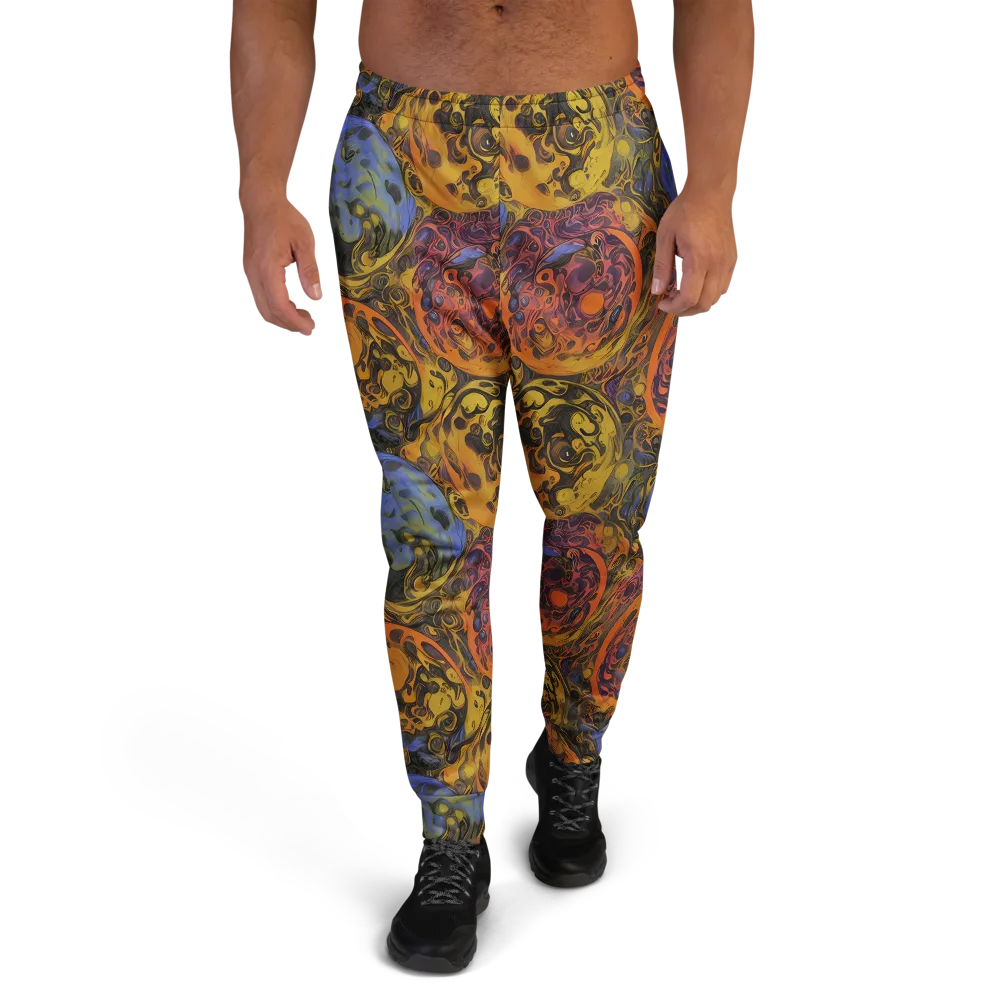 Molten Carnival on Men's Joggers — Front