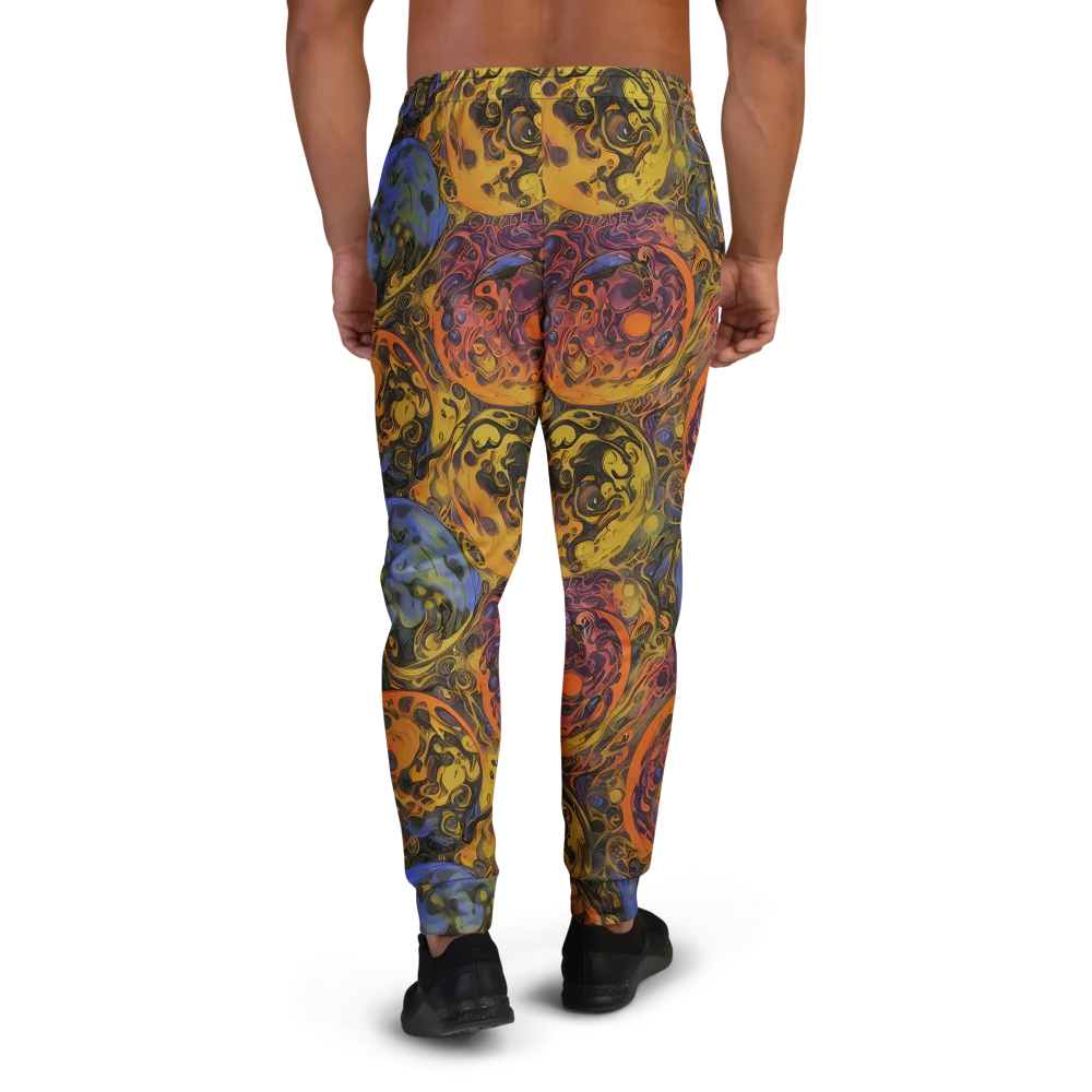 Molten Carnival on Men's Joggers — Back