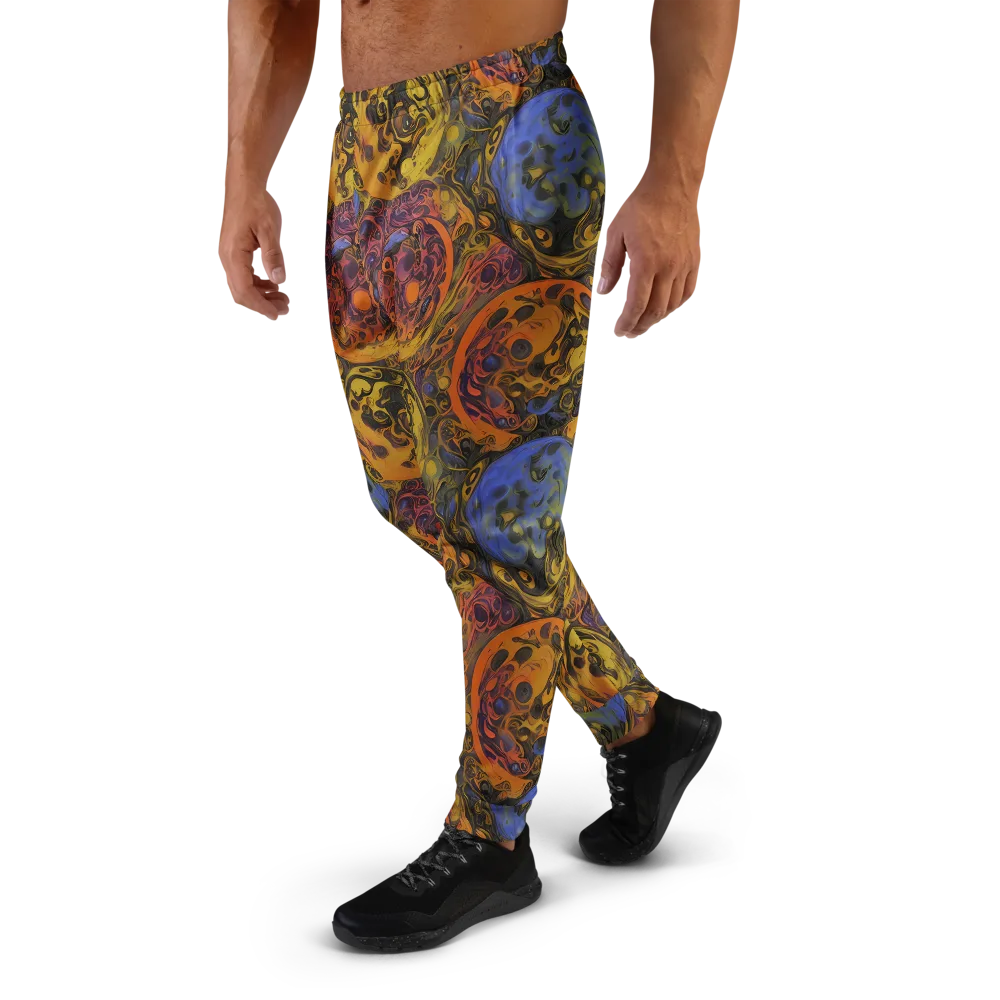 Molten Carnival on Men's Joggers — Left