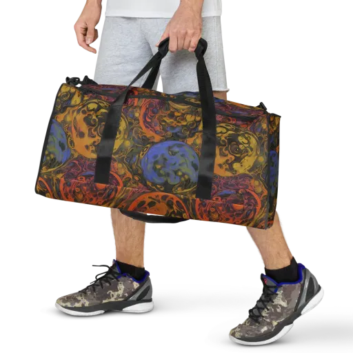 Molten Carnival on a Duffle Bag