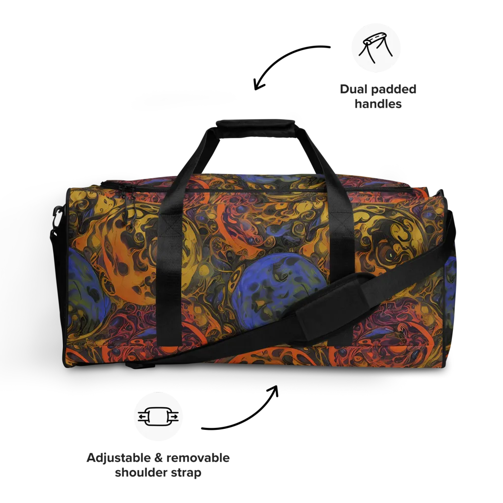 Molten Carnival on Duffle Bag — Front