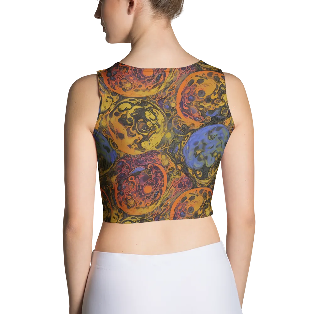 Molten Carnival on Crop Top — Back