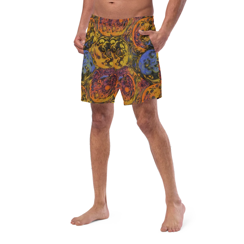 Molten Carnival on Swim Trunks — Left Front
