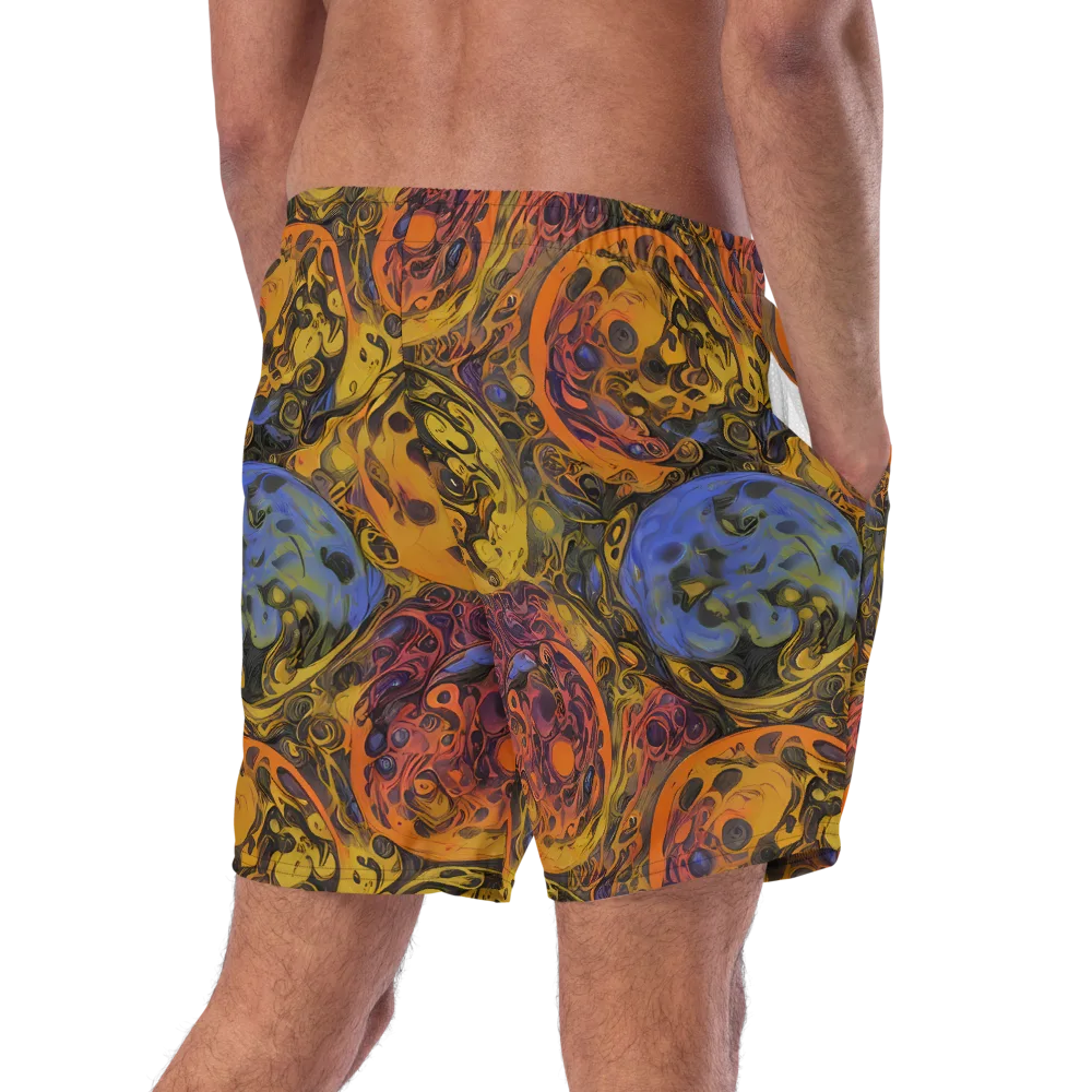 Molten Carnival on Swim Trunks — Right Back