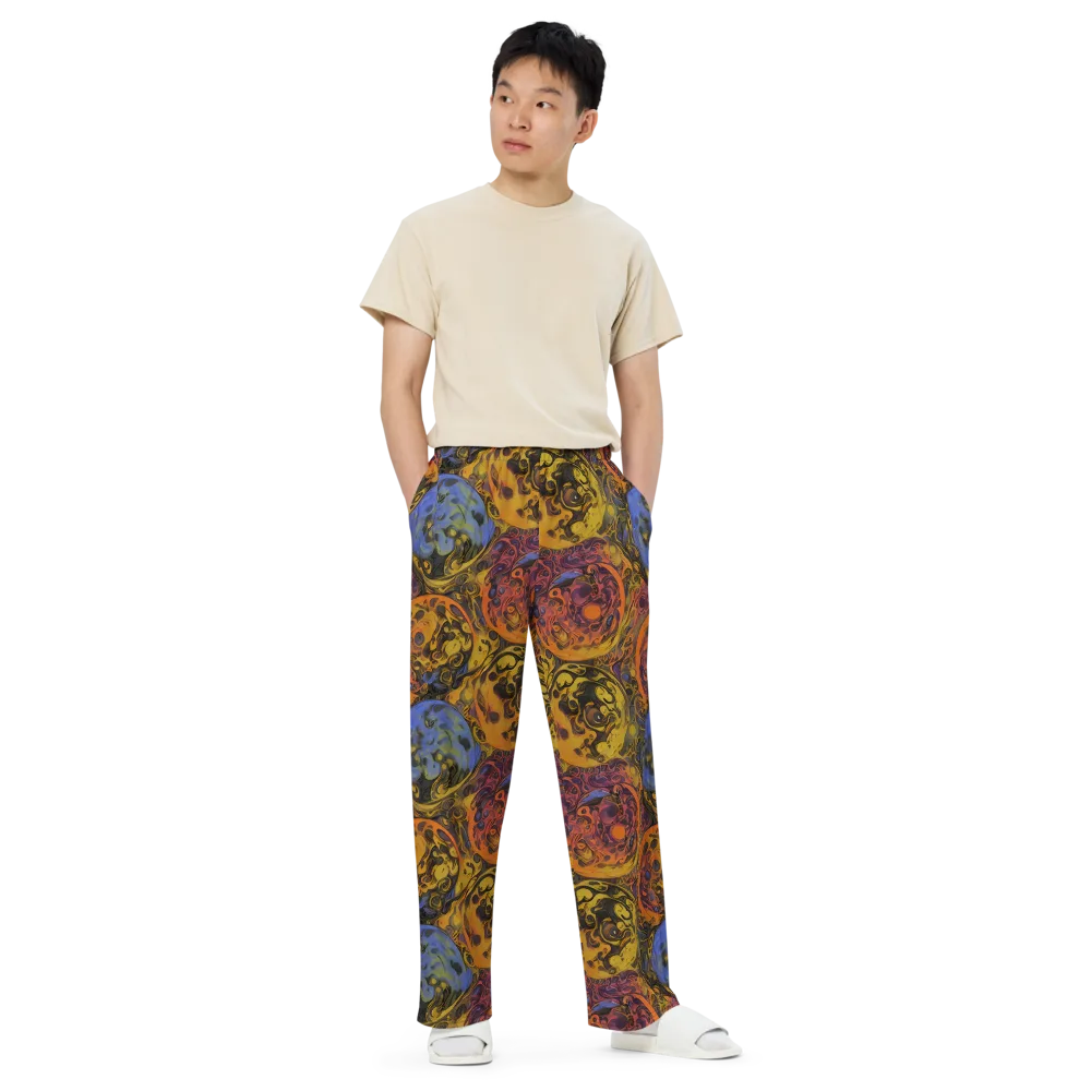 Molten Carnival on Wide-Leg Pants — Front