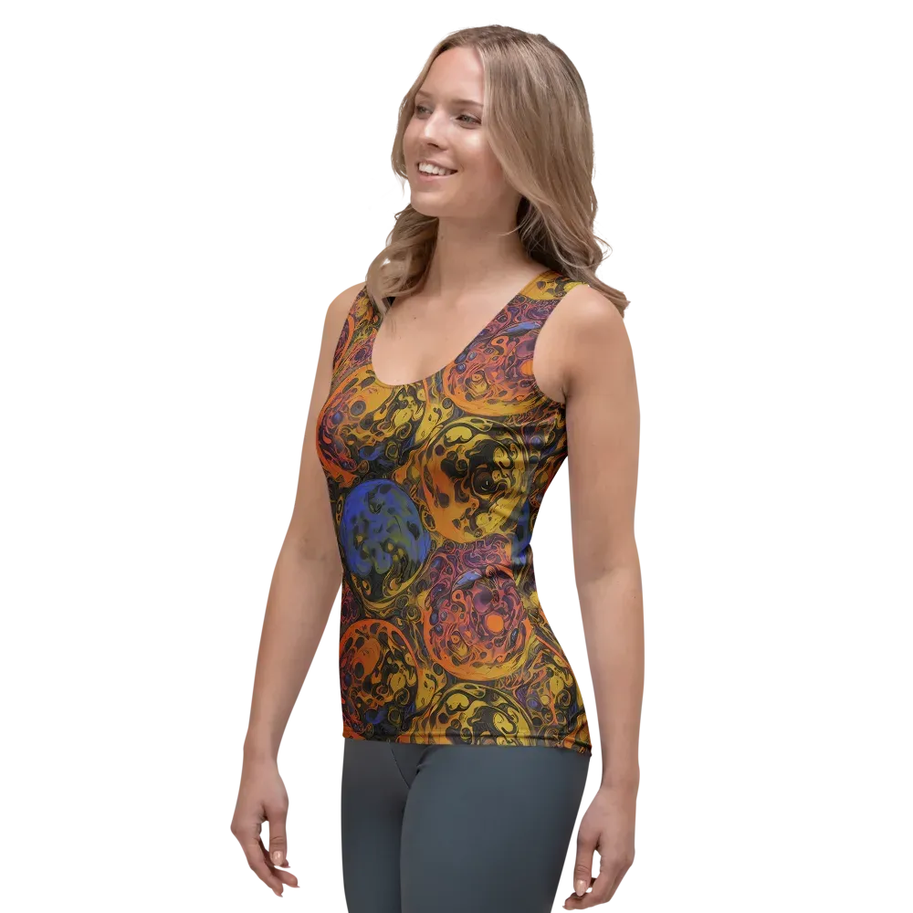 Molten Carnival on Women's Tank Top — Left Front